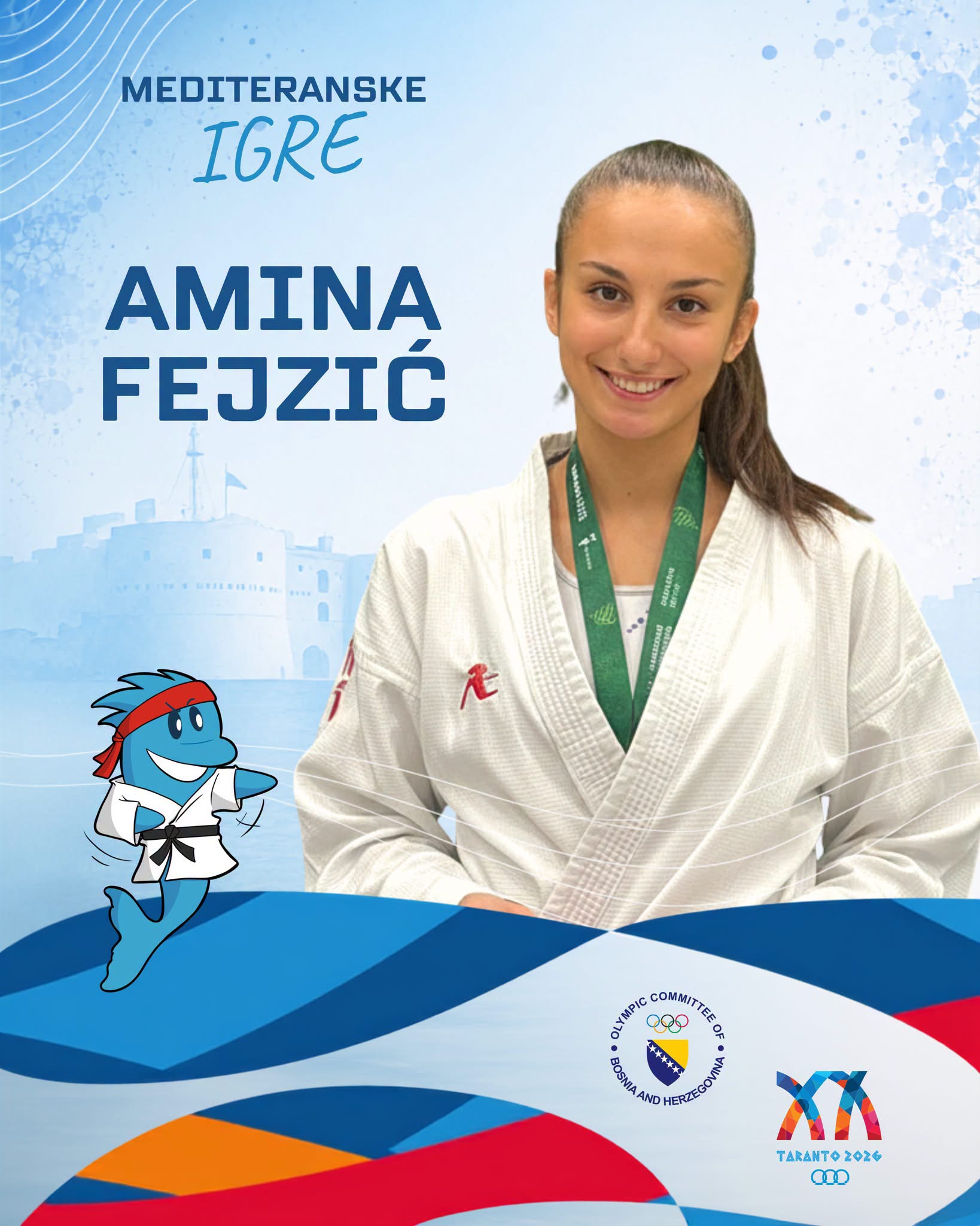 Amina Fejzić će predstavljat Bosnu i Hercegovinu na Mediteranskim igrama u Tarantu Italija